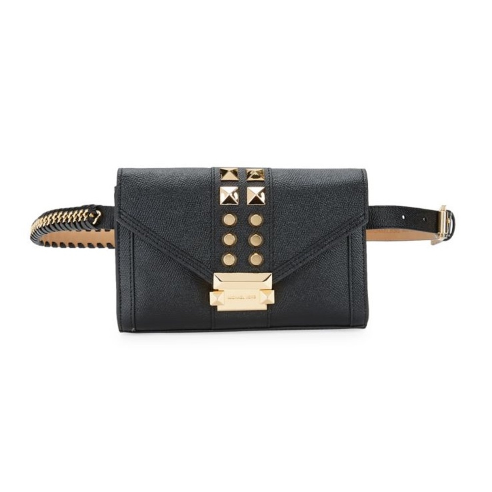 MICHAEL KORS  Studded Leather Belt Bag | Size S/M